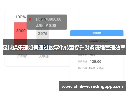 足球俱乐部如何通过数字化转型提升财务流程管理效率